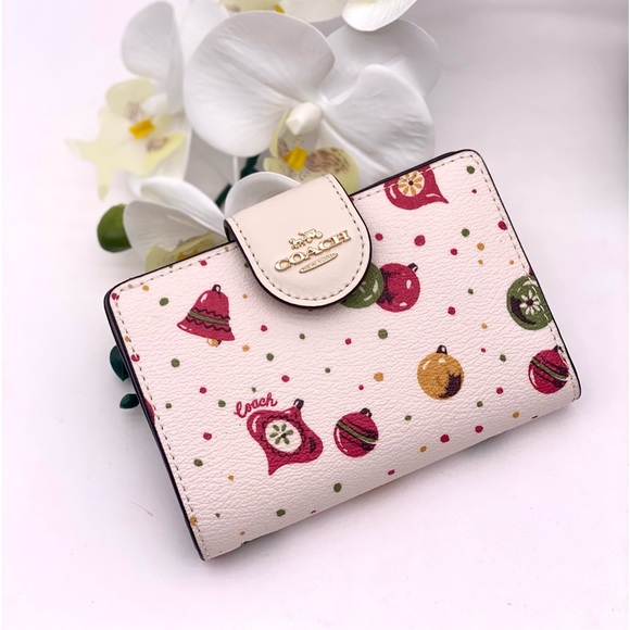 Coach Medium Corner Zip Wallet In Signature Canvas - Picture 5 of 11